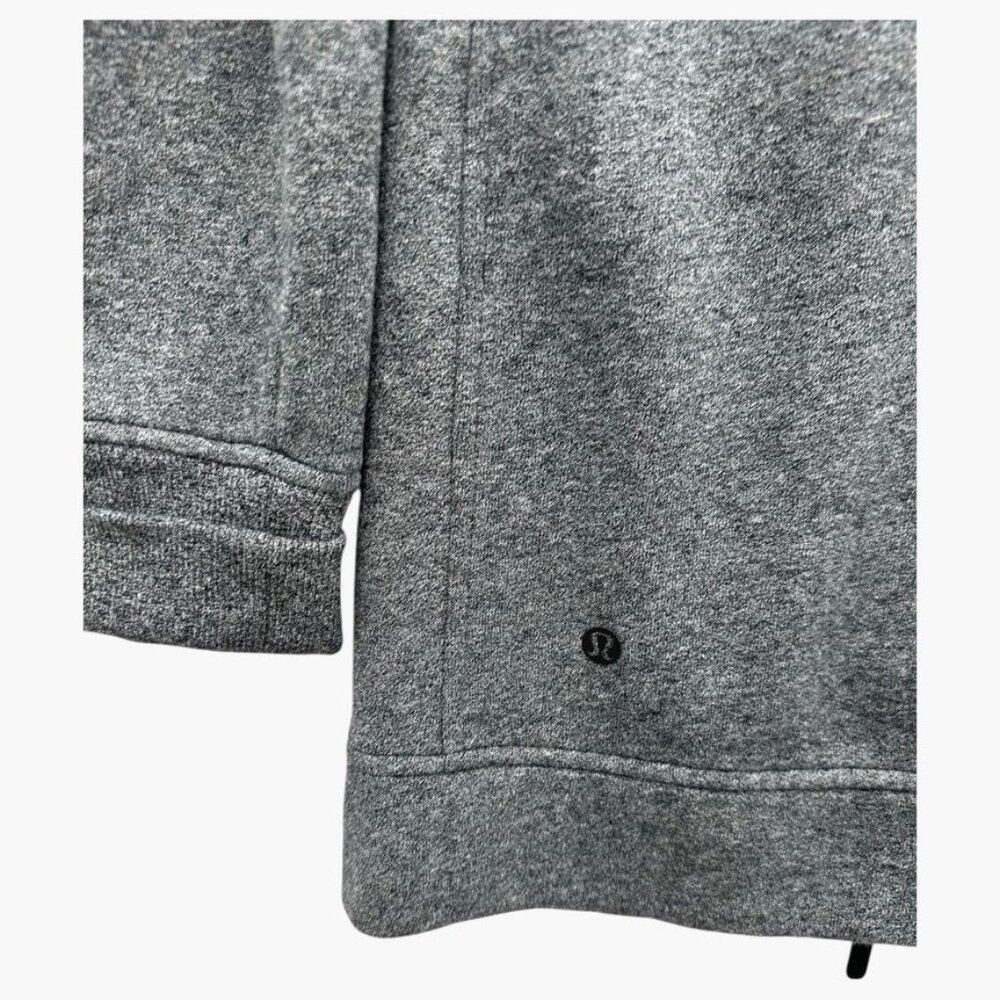 Lululemon Define Heathered Gray Asymmetrical Zip … - image 7